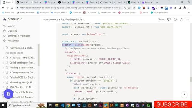 Step-by-Step Guide: Adding Google Authentication with NextAuth in Next.js 13, Prisma and MongoDB смотреть онлайн