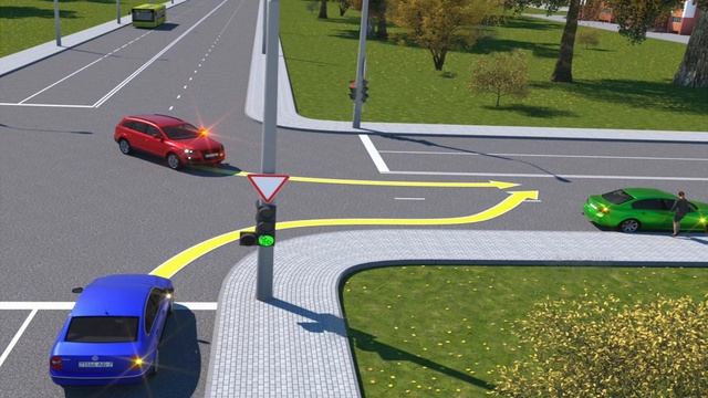 Проезд перекрёстка. ПДД