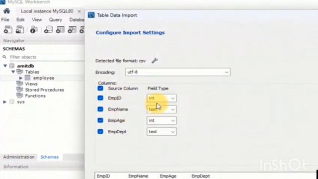How To Import CSV ( Excel ) File in MySQL Workbench смотреть онлайн