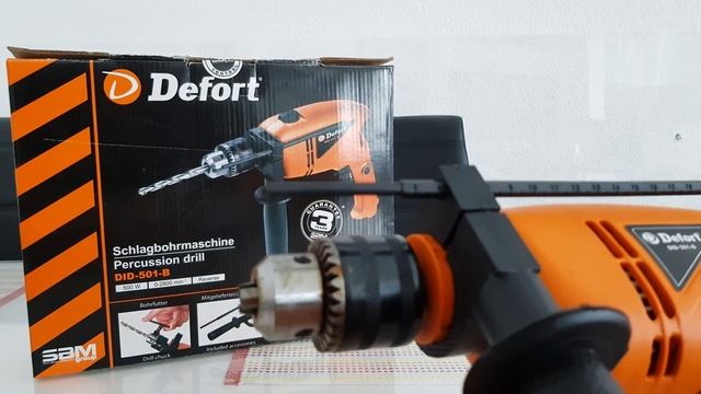 Defort DID-501-B Schlagbohrmaschine 500 W