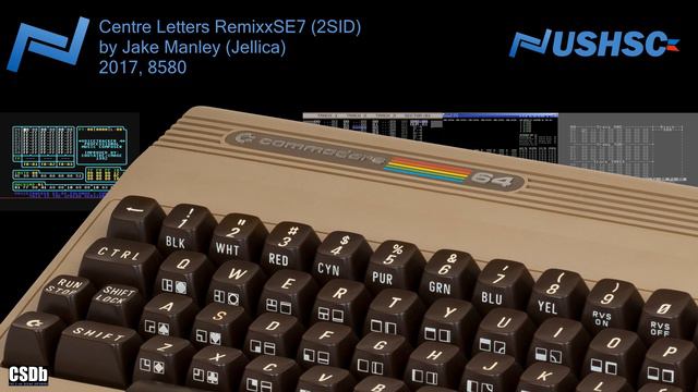 Centre Letters RemixxSE7 (2SID) - Jake Manley (Jellica) - (2017) - C64 chiptune смотреть онлайн