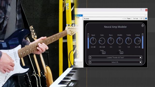 Neural Amp Modeler With A Fender 65 Twin Profile (NO TALKING DEMO) смотреть онлайн