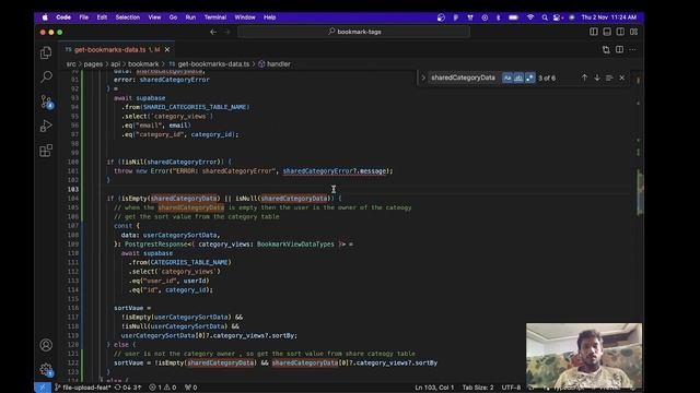 Reviewing my code | Bookmark app | Building app using Next js, Typescript and Supabase смотреть онлайн