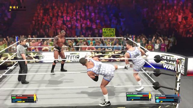 WWE Game 2K23 || Randy Orton Vs. Brutus Creed & Julius Creed смотреть онлайн