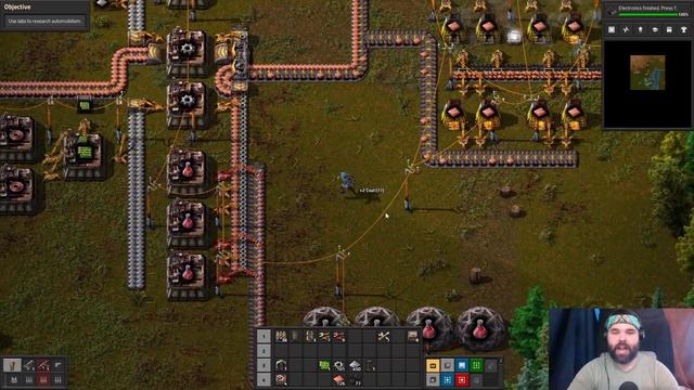 Factorio: Tutorial Level 4 - Science and Automation смотреть онлайн