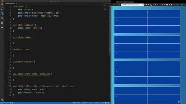 40 Vertically Aligning Grid Items