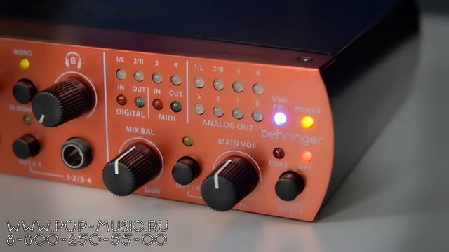 Аудио интерфейс BEHRINGER FIREPOWER FCA610 смотреть онлайн