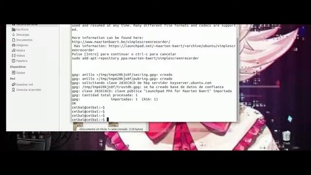 Como descargar SimpleScreenRecorder para ubuntu | Tutorial Mangl001 YT смотреть онлайн