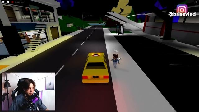 БРАЙС СТАЛ ТАКСИСТОМ В BROOKHAVEN RP ROBLOX! Смешная история Брукхейвен РП Роблокс! смотреть онлайн