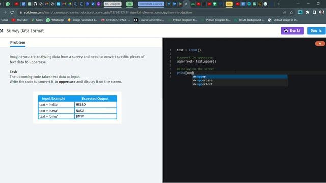 66 String Functions | Introduction to Python | Sololearn смотреть онлайн
