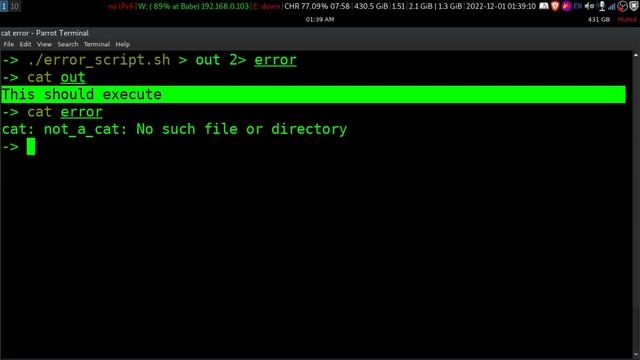 stdin, stdout and stderr ? смотреть онлайн