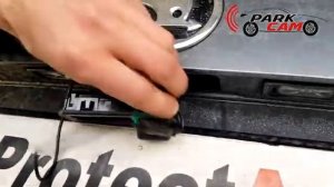 Камера заднего вида Шкода Кодиак (Kodiaq) в ручке багажника