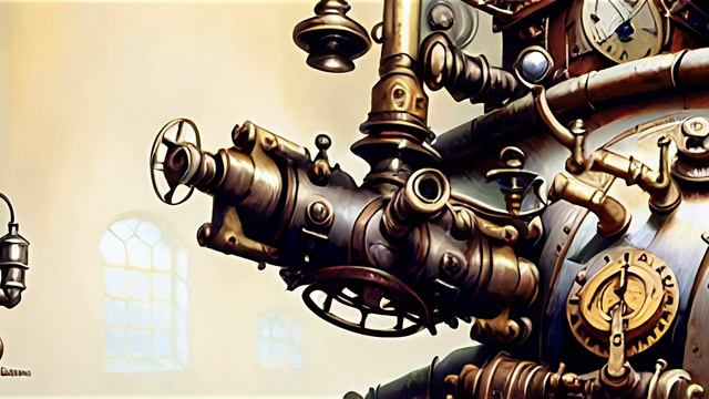 Steampunk Artwork Video-Ai Generated Music Video Using Deforum 1111 Stable Diffusion