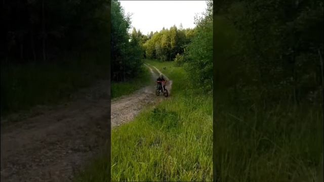 Kayo Evolution 125 заезд в горку #kayo #enduro #питбайки смотреть онлайн