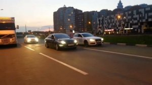 Заезд ауди А5 211л.с. vs Форд Мондео 4 290л.с.