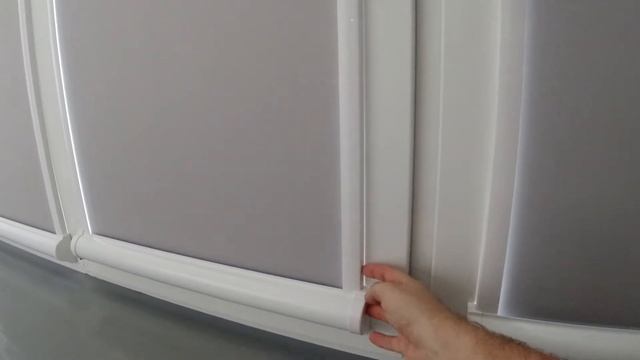 Пружинные рулонные шторы. Нюансы замера и установки. смотреть онлайн