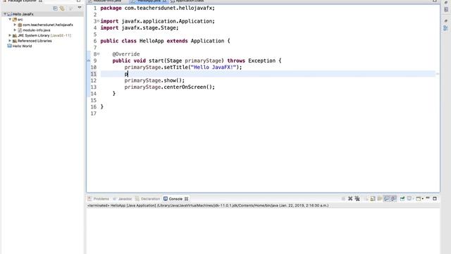 Apprendre JavaFX - Créer une application JavaFX (2/6) смотреть онлайн