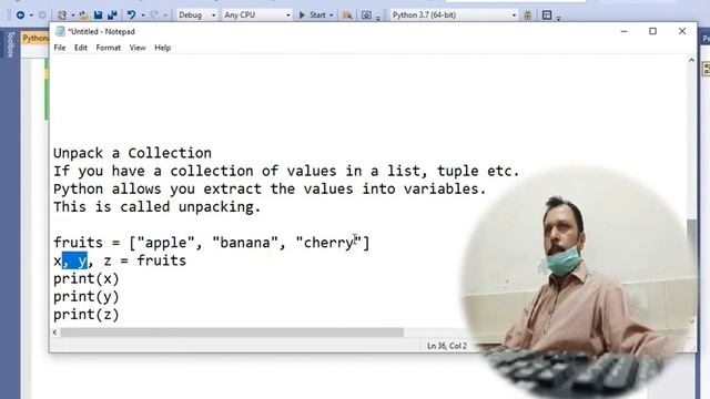 Assign Multiple Values | Python смотреть онлайн