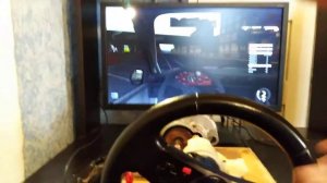 переделка руля на 900 градусов-alteration of the steering wheel by 900 degrees