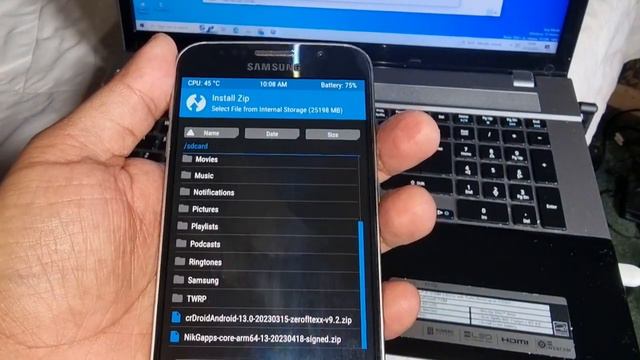Samsung Galaxy S6 Install Android 13 CrDroid Rom Full Installation Tutorial & Quick Review смотреть онлайн