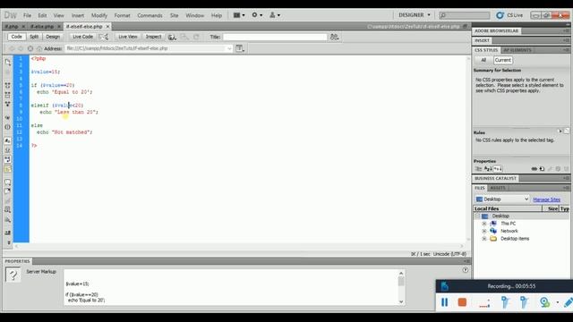 PHP Basic Course Lecture-3 Part3 Decisions Making Examples смотреть онлайн