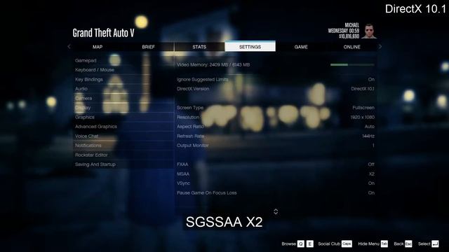 Best Anti-Aliasing for GTA V Comparison (SGSSAA) смотреть онлайн