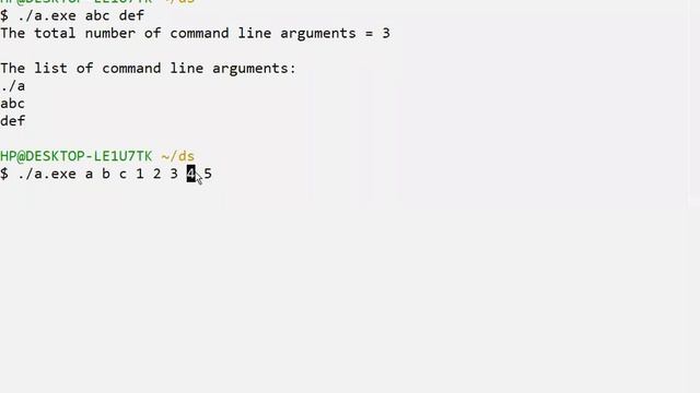 DS (A Div) Class 30 - Command Line Arguments смотреть онлайн