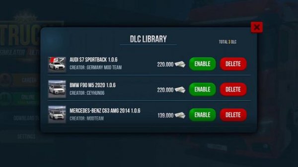 how to add car mod in truck simulator ultimate