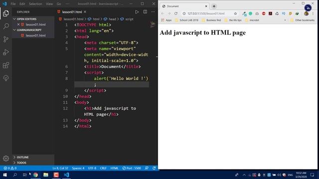 add javascript to a webpage sinhala tutorial смотреть онлайн