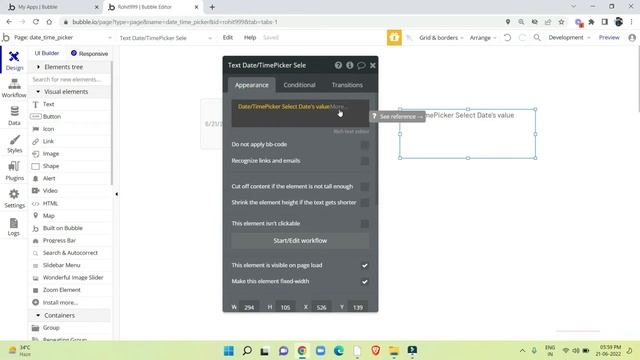 How To Use Date/Time Picker And Format It In Various Formats In Bubble.io смотреть онлайн