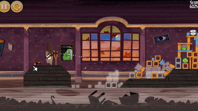 Angry Birds Seasons Haunted Hogs - Level 2-13 / 3 stars смотреть онлайн