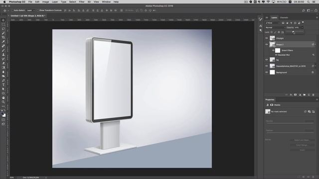Урок "Работа с векторным мокапом" из курса «Супер Photoshop» (2020год, VideoSmile) смотреть онлайн