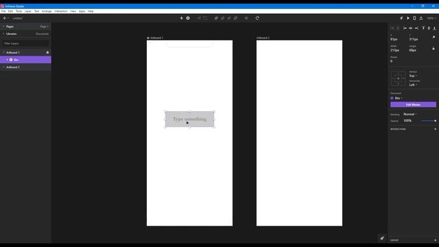 Компоненты в InVision Studio смотреть онлайн