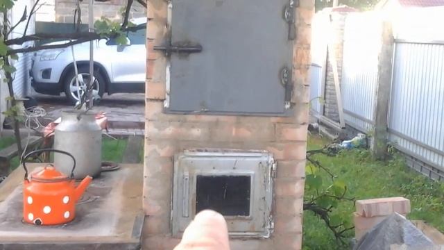 (270)Садовая печь:тандыр+плита+духовка+коптилка+сушилка. смотреть онлайн