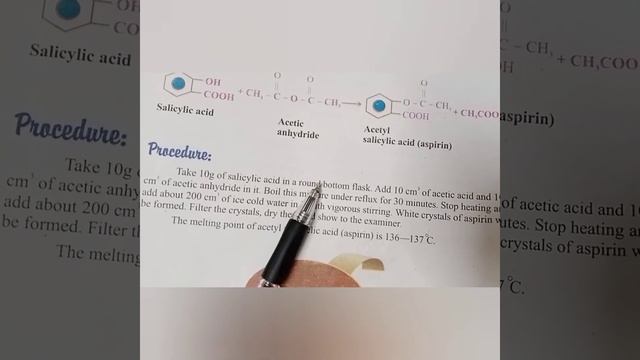 Preparation Of Aspirin (Acetyl Salicylic Acid)