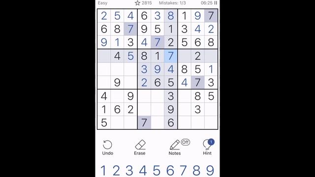 LET’S PLAY SUDOKU(number puzzle in which digits may only occur once per block) смотреть онлайн