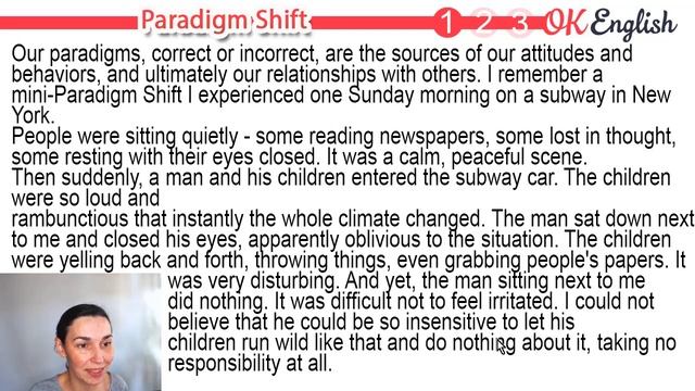 Paradigm Shift | Intermediate English Text | Английские тексты с разбором | OK English смотреть онлайн