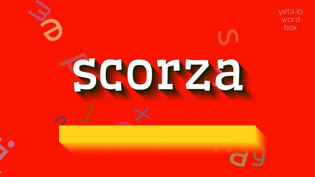 SCORZA - HOW TO PRONOUNCE IT? #scorza смотреть онлайн
