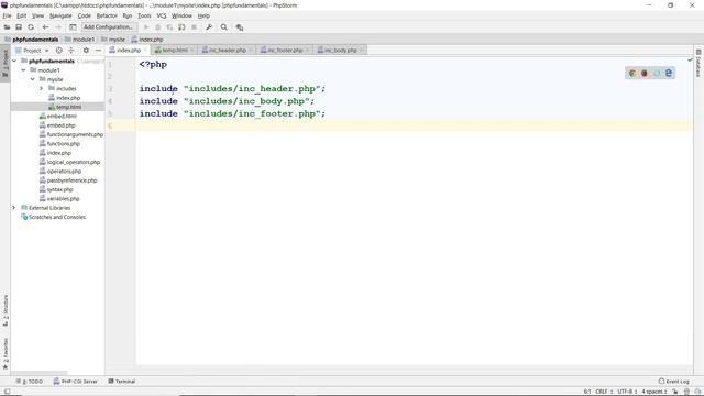 PHP: Using include and require constructs смотреть онлайн