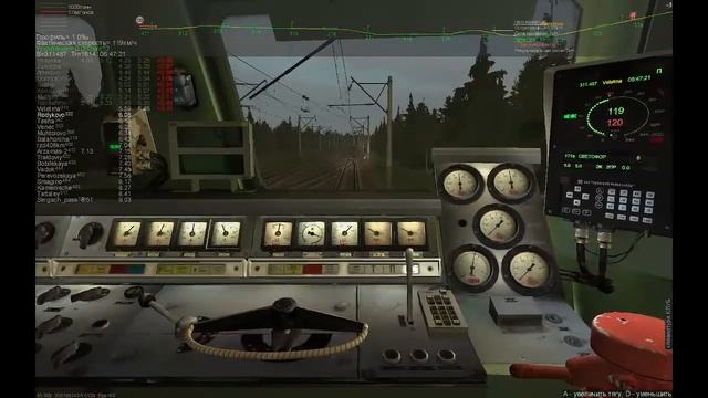 ZDsim  Вековка-Сергач, поезд 134 СПБ-Казань.mp4