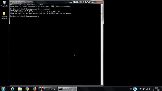 Java Version Check in Windows 7 OS смотреть онлайн