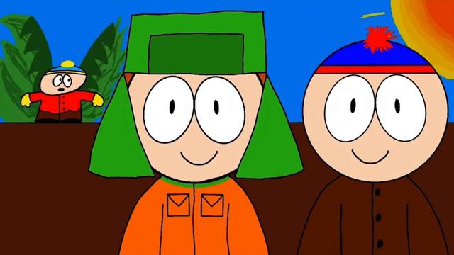 ✨South Park burgers//meme(?)// Kyle, Stan and Cartman animation🍔 смотреть онлайн