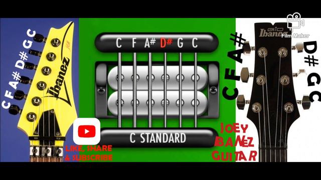 6 Strings C STANDARD TUNING (C-F-A#-D#-G-C) смотреть онлайн