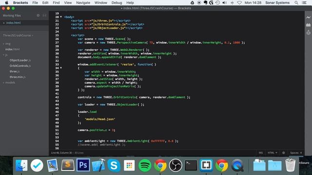 Three.js Tutorial 7 - Model Loading смотреть онлайн