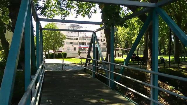 Parque central de Leiria Portugal смотреть онлайн