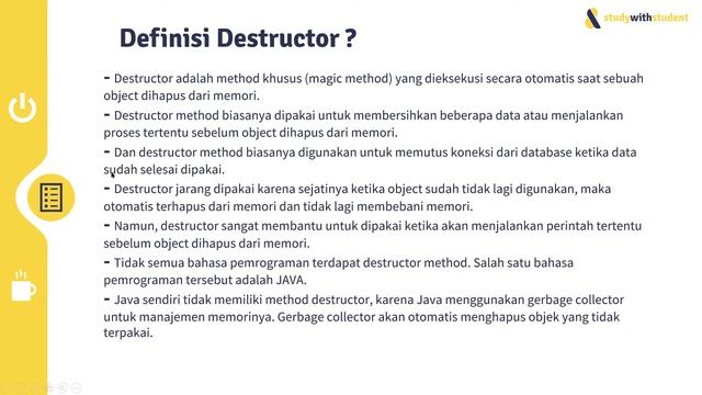 #4 Konsep Constructor dan Destructor pada PBO | Konsep PBO / OOP смотреть онлайн