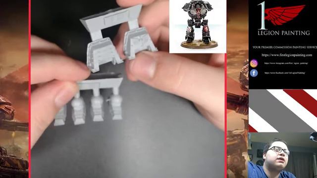 Forgeworld's Dark Angels Contemptor Dreadnought Unboxing!