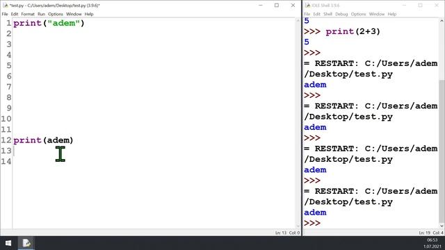 IDLE İlk Kullanım - Python Kodlama Dersleri смотреть онлайн