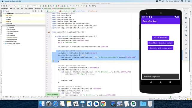 SnackBar in Android (Kotlin) - 025 #SnackBar..#2021 смотреть онлайн