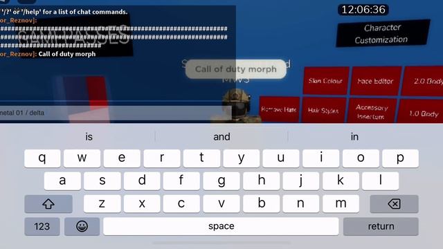 Call of Duty | Roblox | Morph | Codes in desc | MW3 | SGT Frost Derek | смотреть онлайн